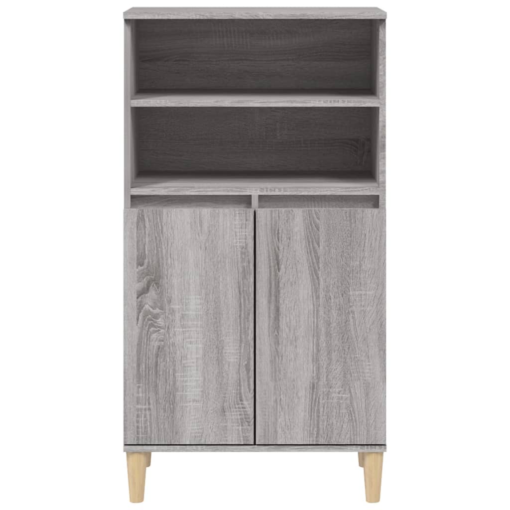 Buffet haut Sonoma gris 60x36x110 cm Bois d'ingénierie - XIOS