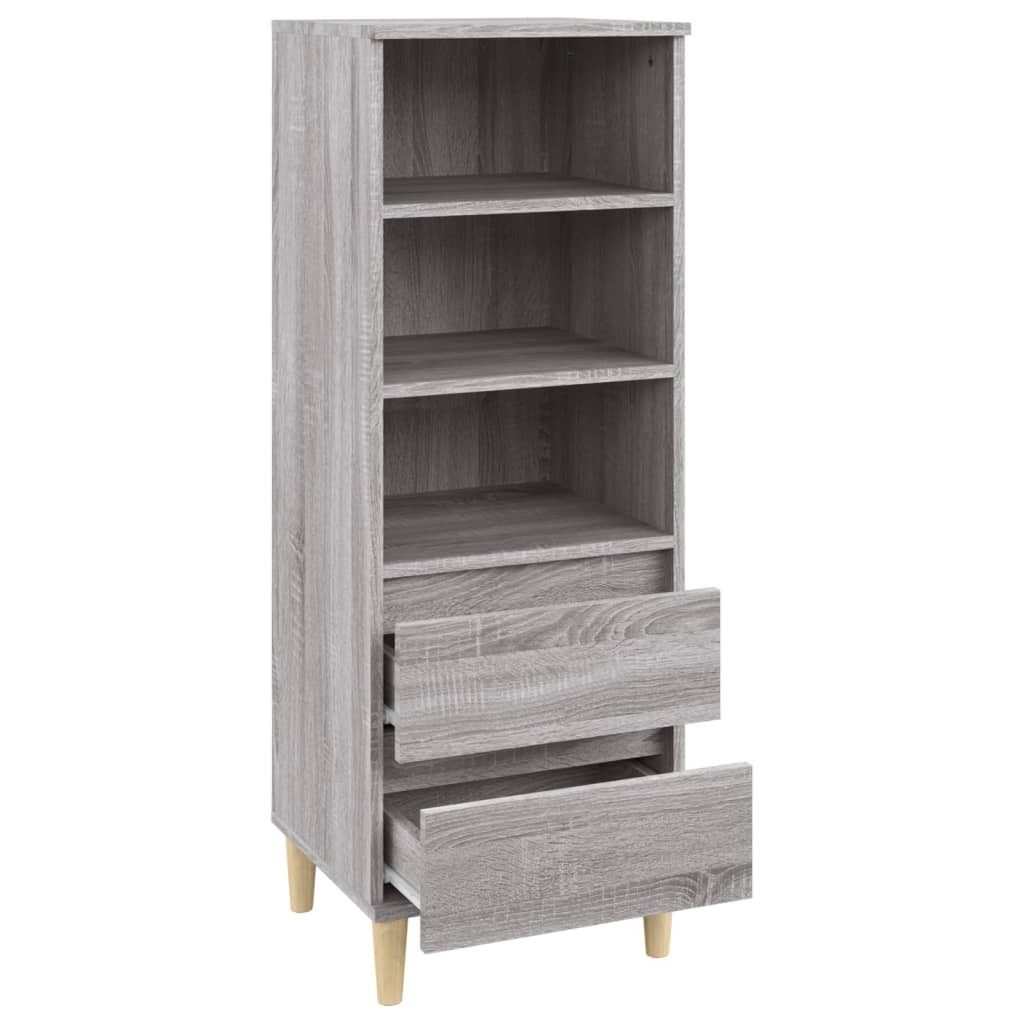 Buffet haut Sonoma gris 40x36x110 cm Bois d'ingénierie - XIOS