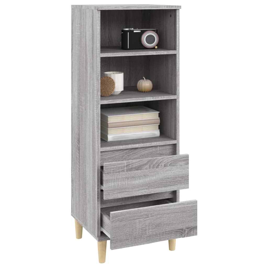 Buffet haut Sonoma gris 40x36x110 cm Bois d'ingénierie - XIOS