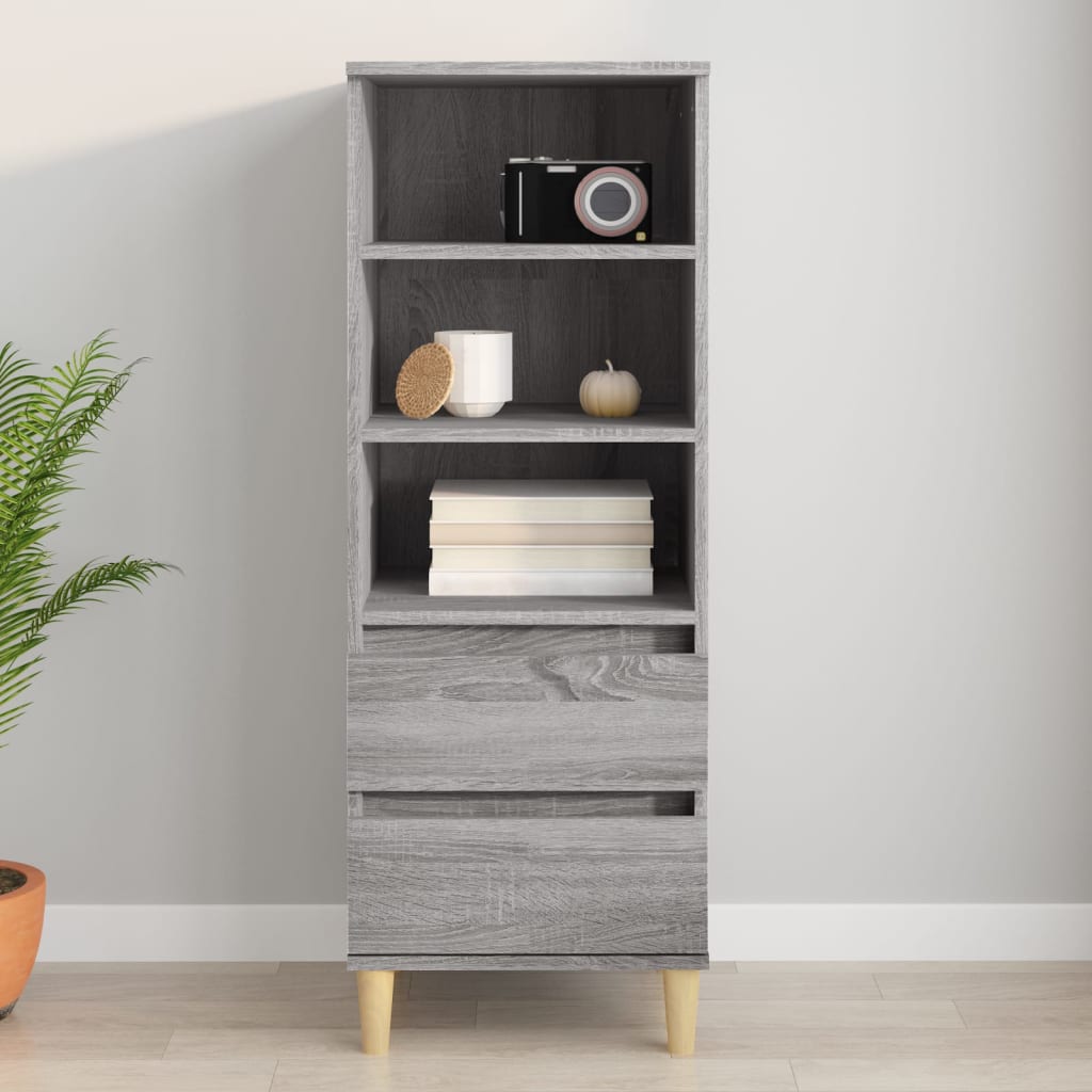 Buffet haut Sonoma gris 40x36x110 cm Bois d'ingénierie - XIOS