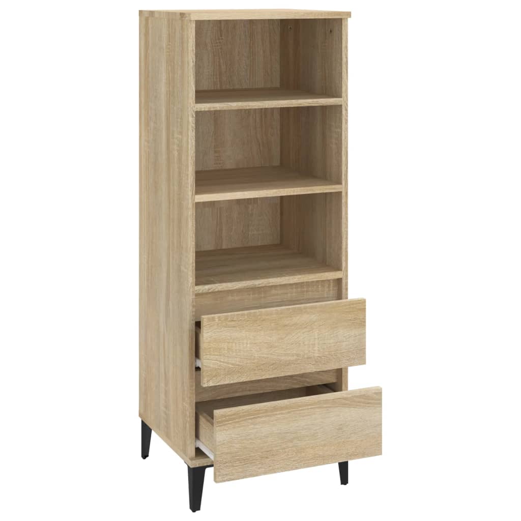 Buffet haut Chêne sonoma 40x36x110 cm Bois d'ingénierie - XIOS