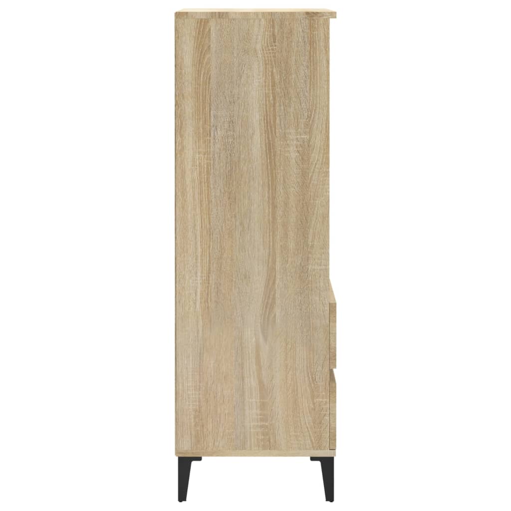 Buffet haut Chêne sonoma 40x36x110 cm Bois d'ingénierie - XIOS