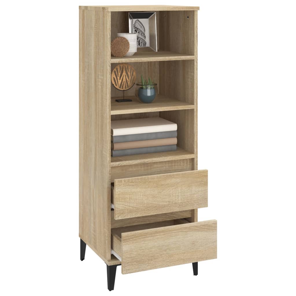 Buffet haut Chêne sonoma 40x36x110 cm Bois d'ingénierie - XIOS