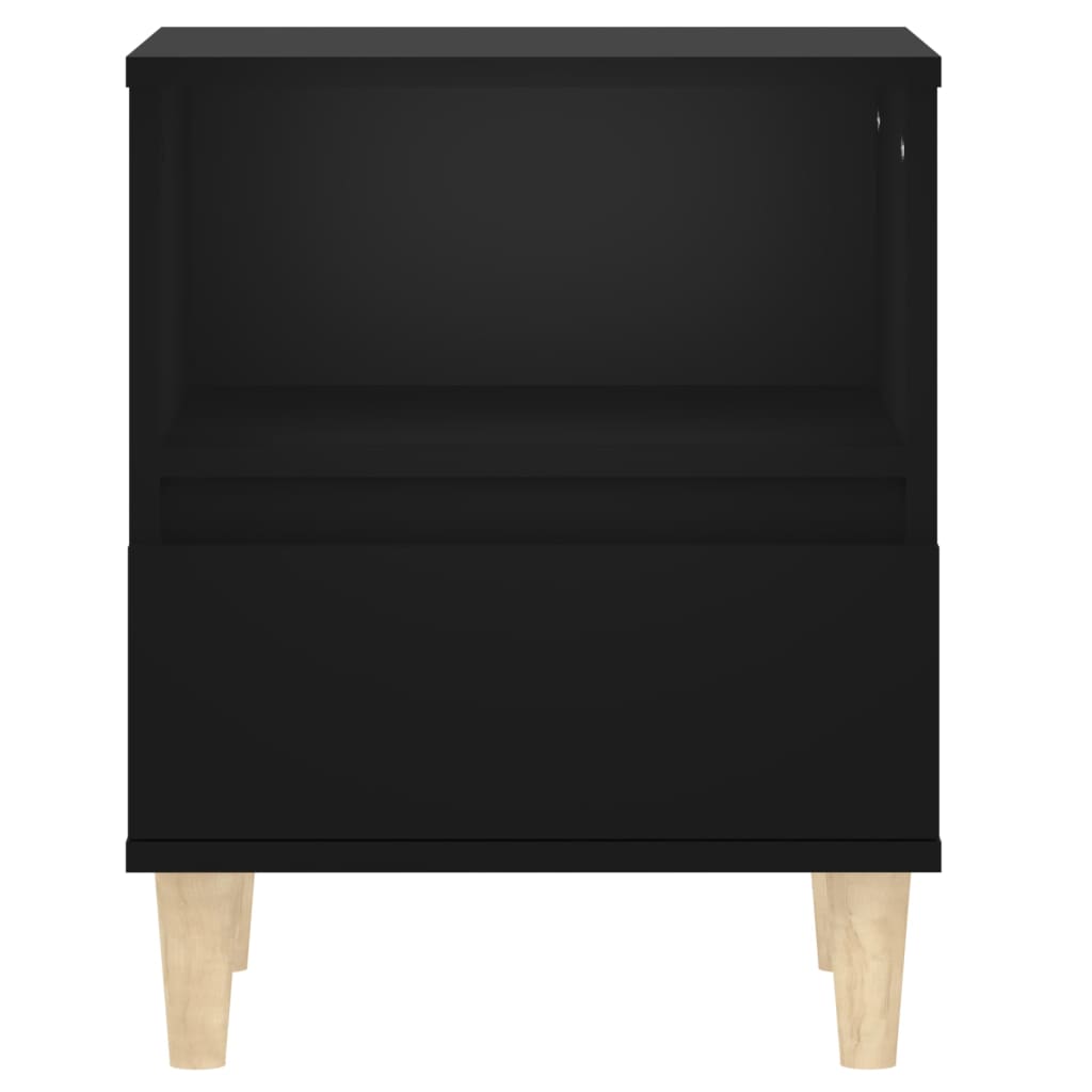Tables de chevet 2 pcs Noir 40x35x50 cm - XIOS