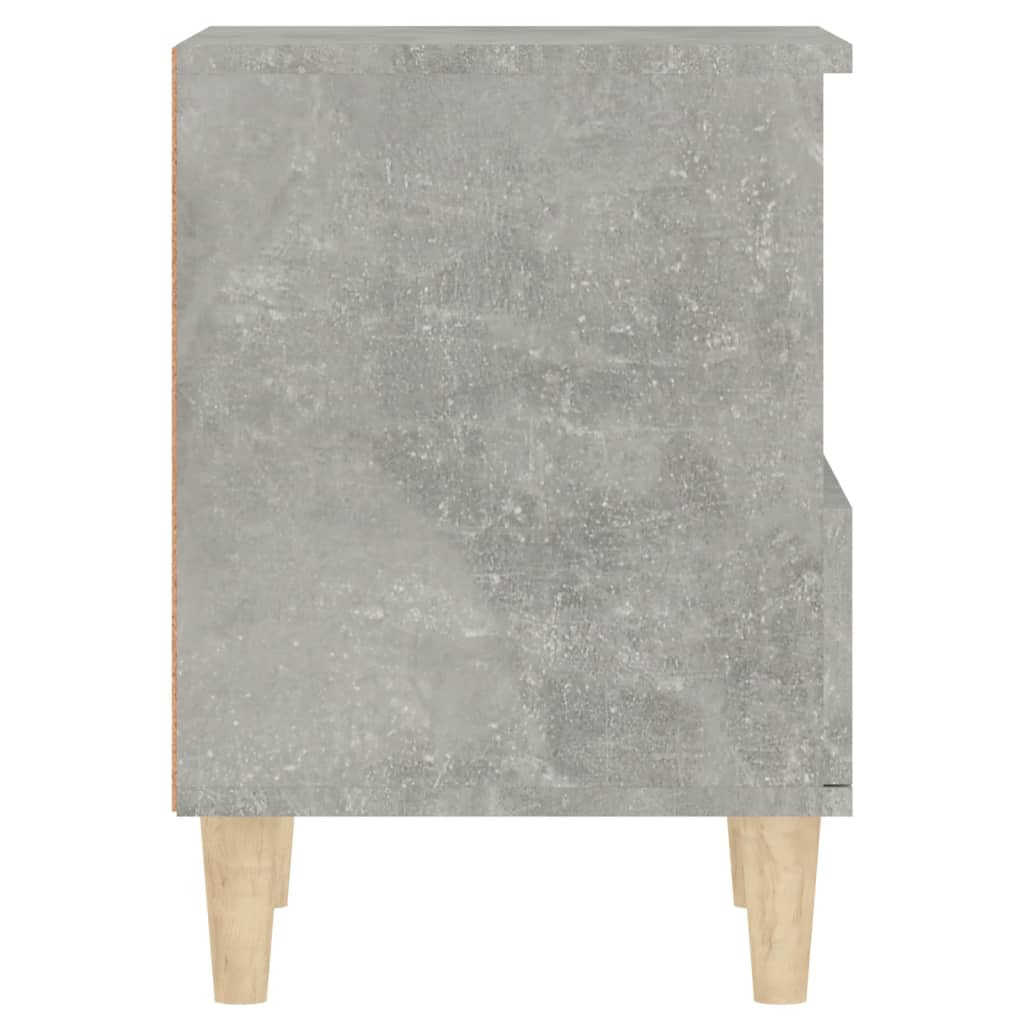 Tables de chevet 2 pcs Gris béton 40x35x50 cm - XIOS