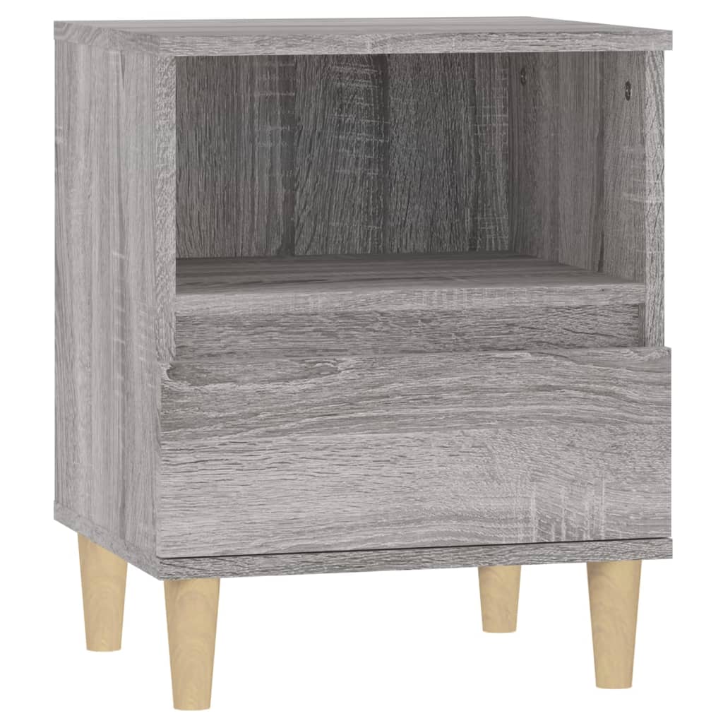 Table de chevet Sonoma gris 40x35x50 cm - XIOS