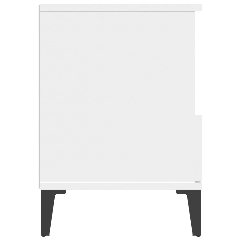 Tables de chevet 2 pcs Blanc 40x35x50 cm - XIOS
