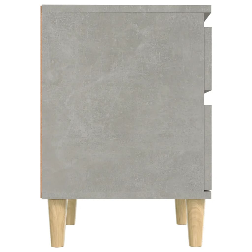 Table de chevet Gris béton 40x35x50 cm - XIOS