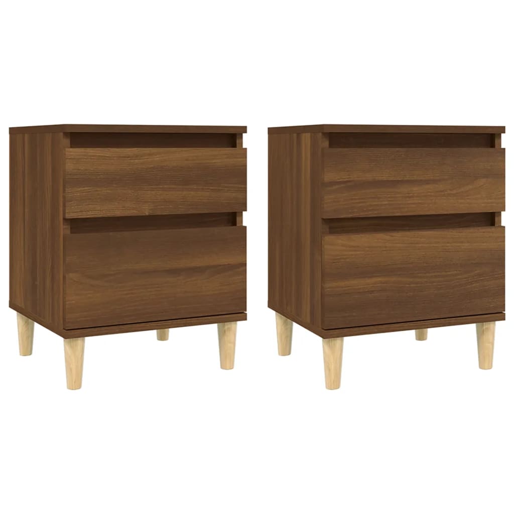 Tables de chevet 2 pcs Chêne marron 40x35x50 cm - XIOS