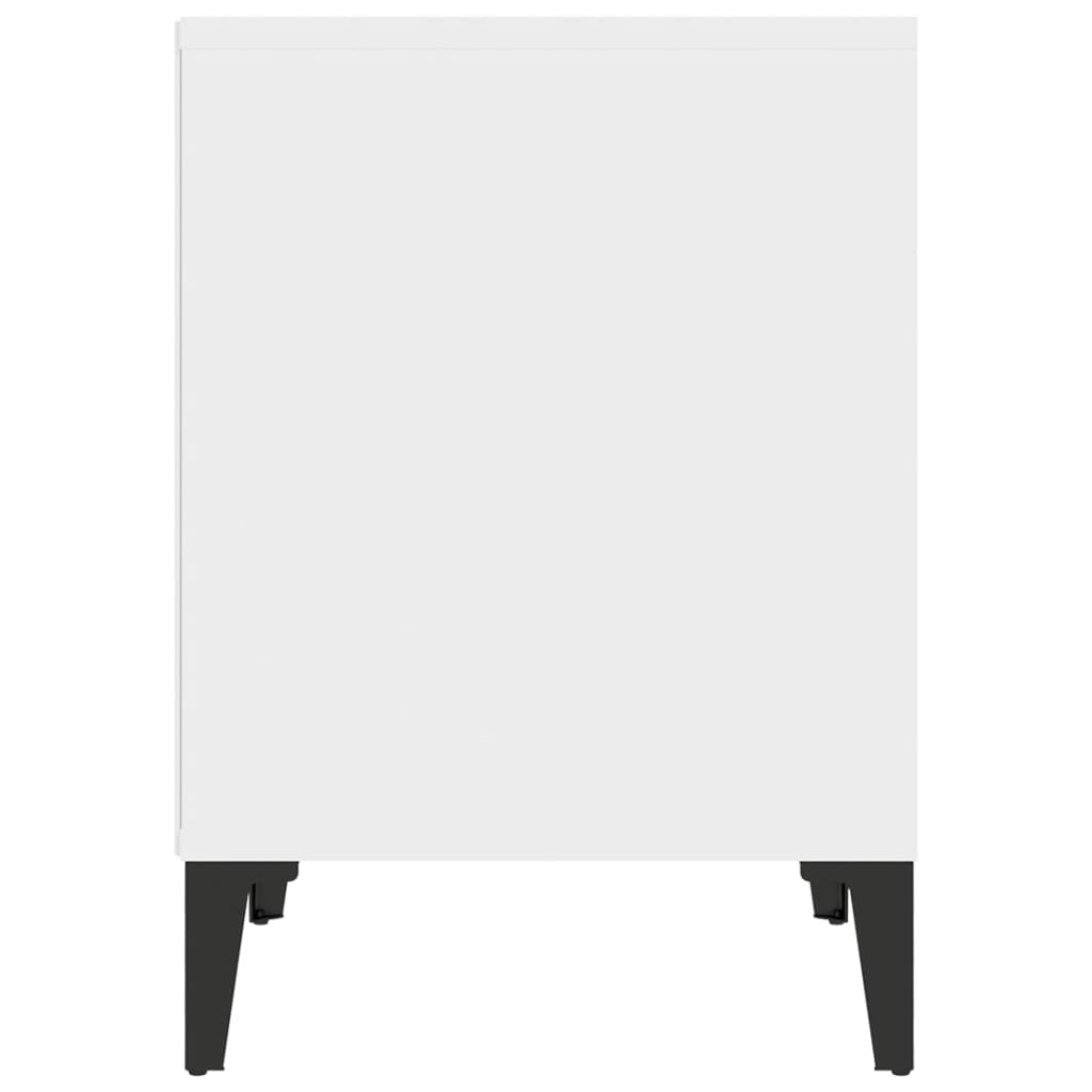 Tables de chevet 2 pcs Blanc 40x35x50 cm - XIOS