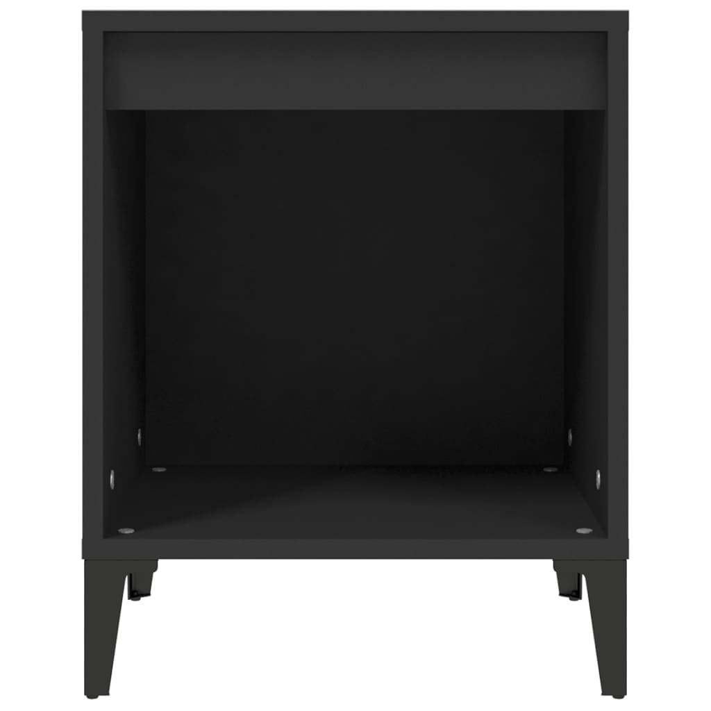 Tables de chevet 2 pcs Noir 40x35x50 cm - XIOS