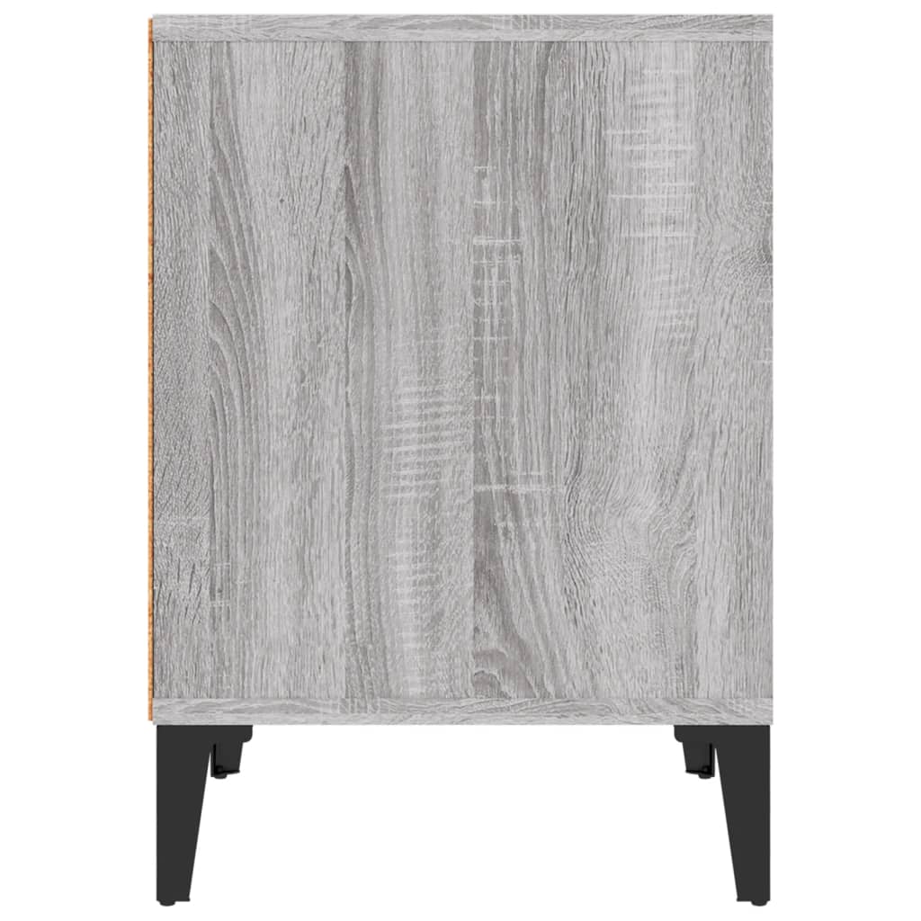 Tables de chevet 2 pcs Sonoma gris 40x35x50 cm - XIOS