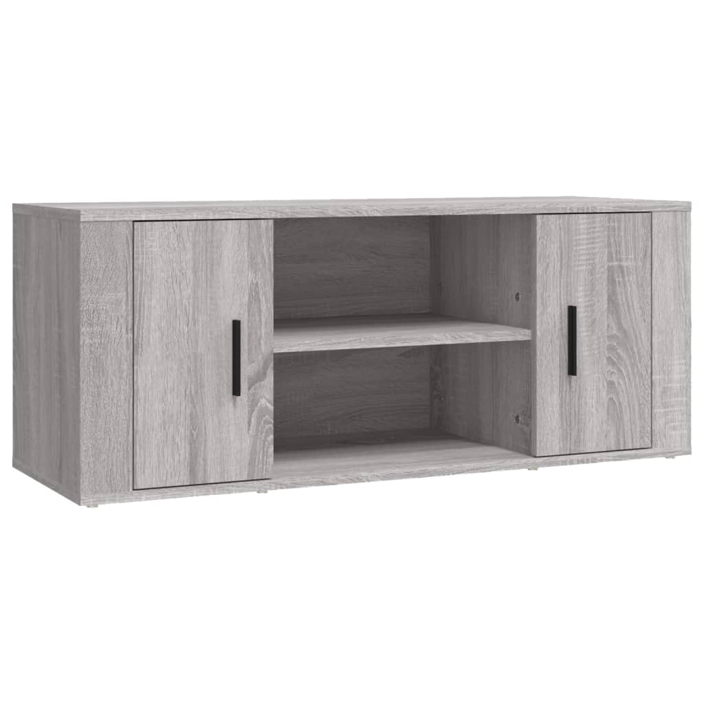 Meuble TV Sonoma gris 100x35x40 cm Bois d'ingénierie - XIOS