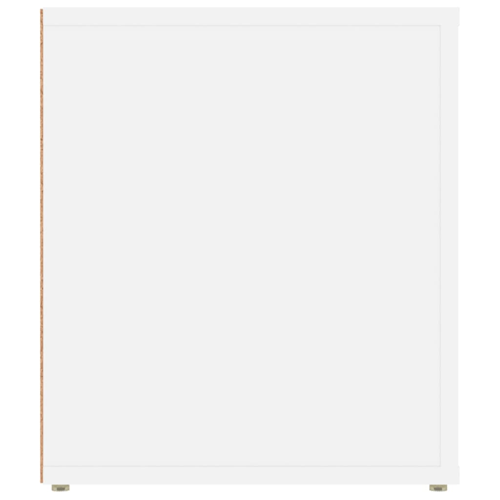 Meuble TV Blanc 100x35x40 cm Bois d'ingénierie - XIOS