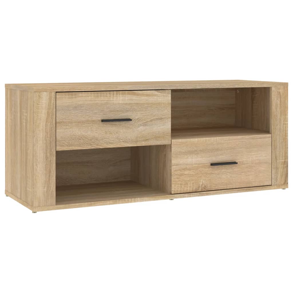 Meuble TV Chêne sonoma 100x35x40 cm Bois d'ingénierie - XIOS