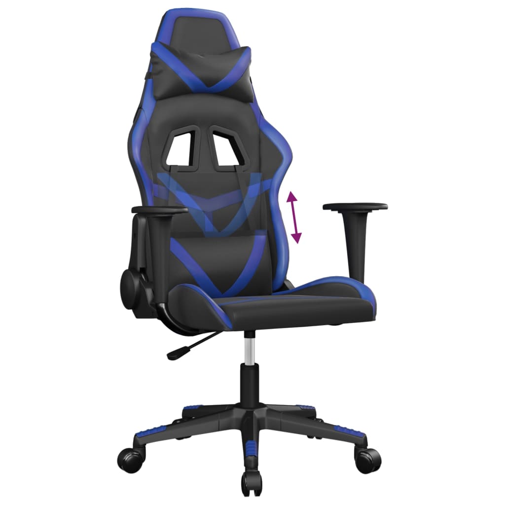 Chaise de jeu Noir et bleu Similicuir - XIOS