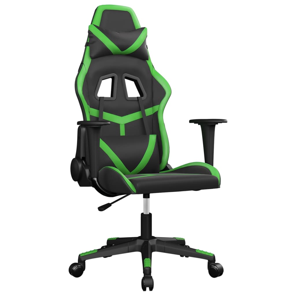 Chaise de jeu Noir et vert Similicuir - XIOS