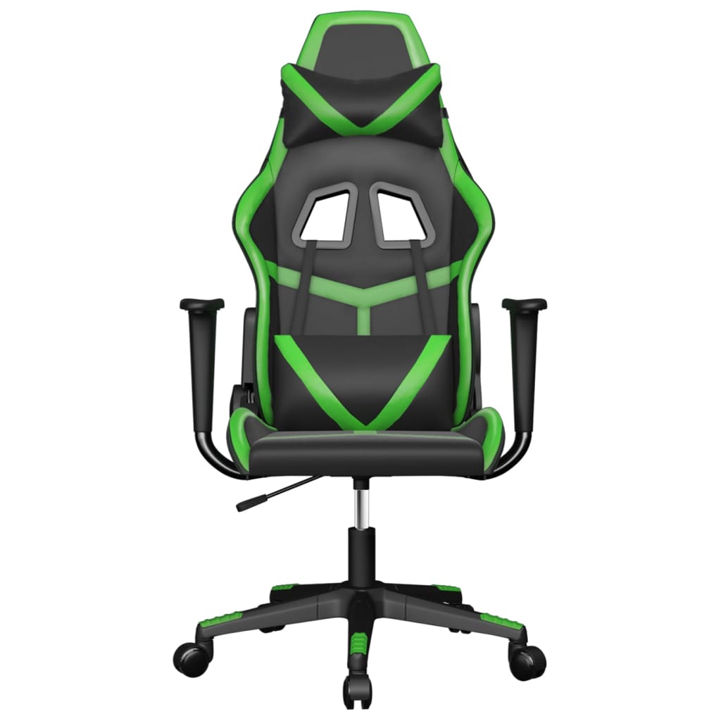 Chaise de jeu Noir et vert Similicuir - XIOS