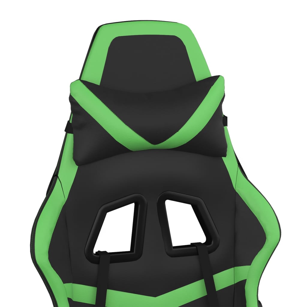 Chaise de jeu Noir et vert Similicuir - XIOS
