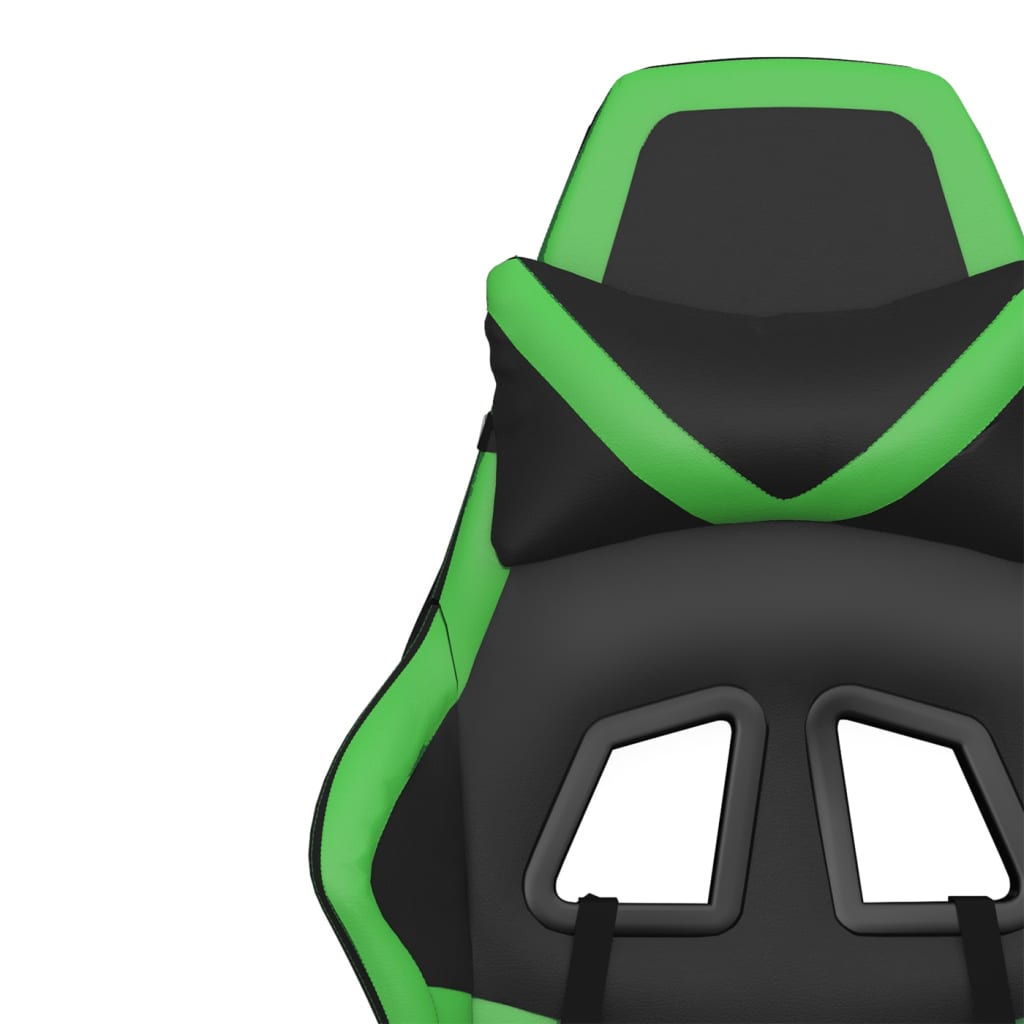 Chaise de jeu Noir et vert Similicuir - XIOS
