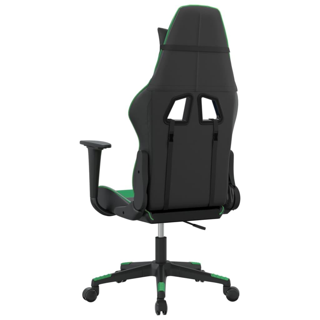 Chaise de jeu Noir et vert Similicuir - XIOS