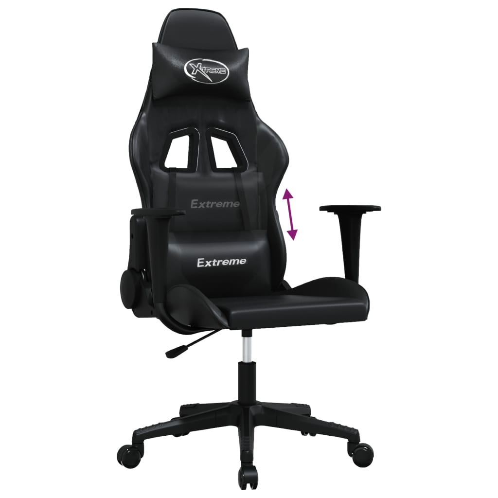 Chaise de jeu Noir Similicuir - XIOS