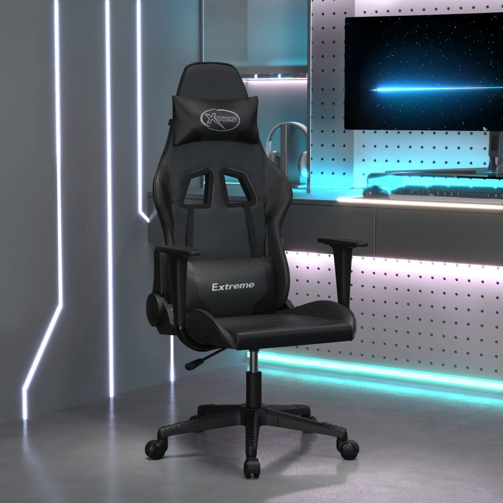 Chaise de jeu Noir Similicuir - XIOS