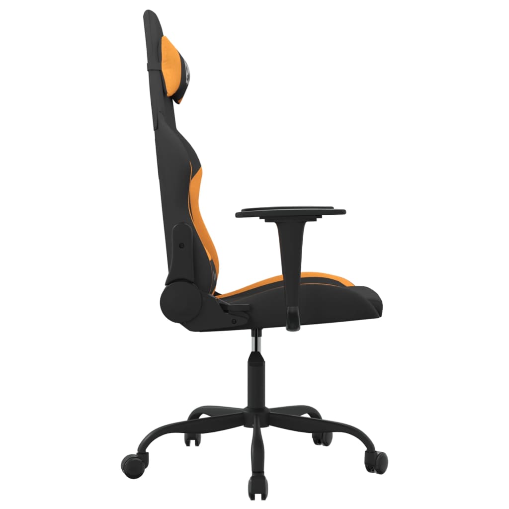 Chaise de jeu Noir et orange Tissu - XIOS
