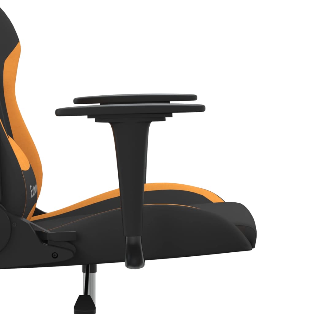 Chaise de jeu Noir et orange Tissu - XIOS