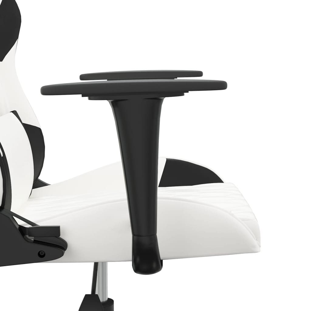 Chaise de jeu Blanc et noir Similicuir - XIOS