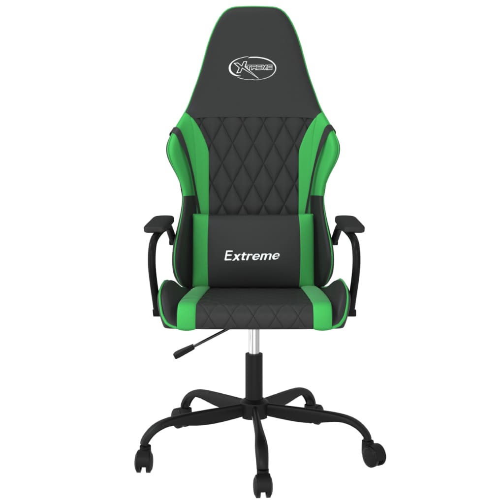 Chaise de jeu Noir et vert Similicuir - XIOS