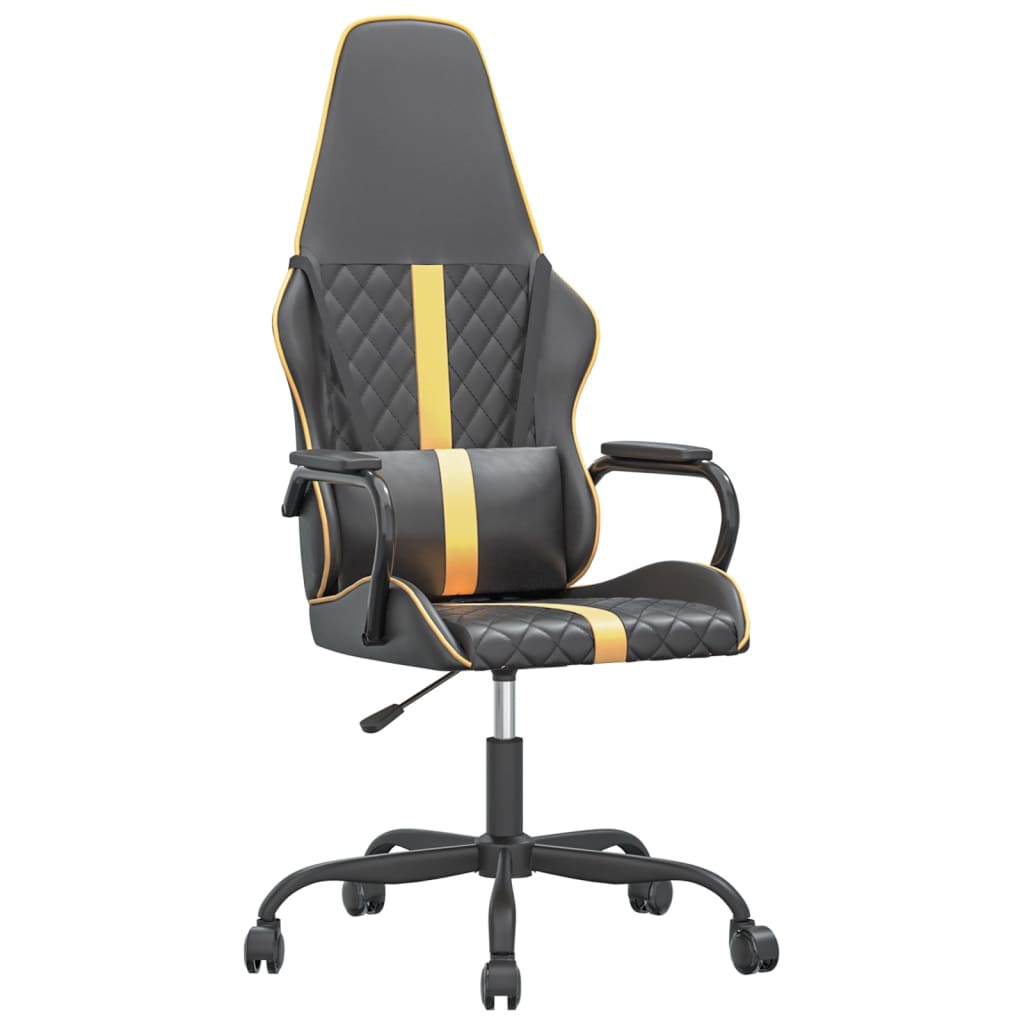 Chaise de jeu Noir et doré Similicuir - XIOS