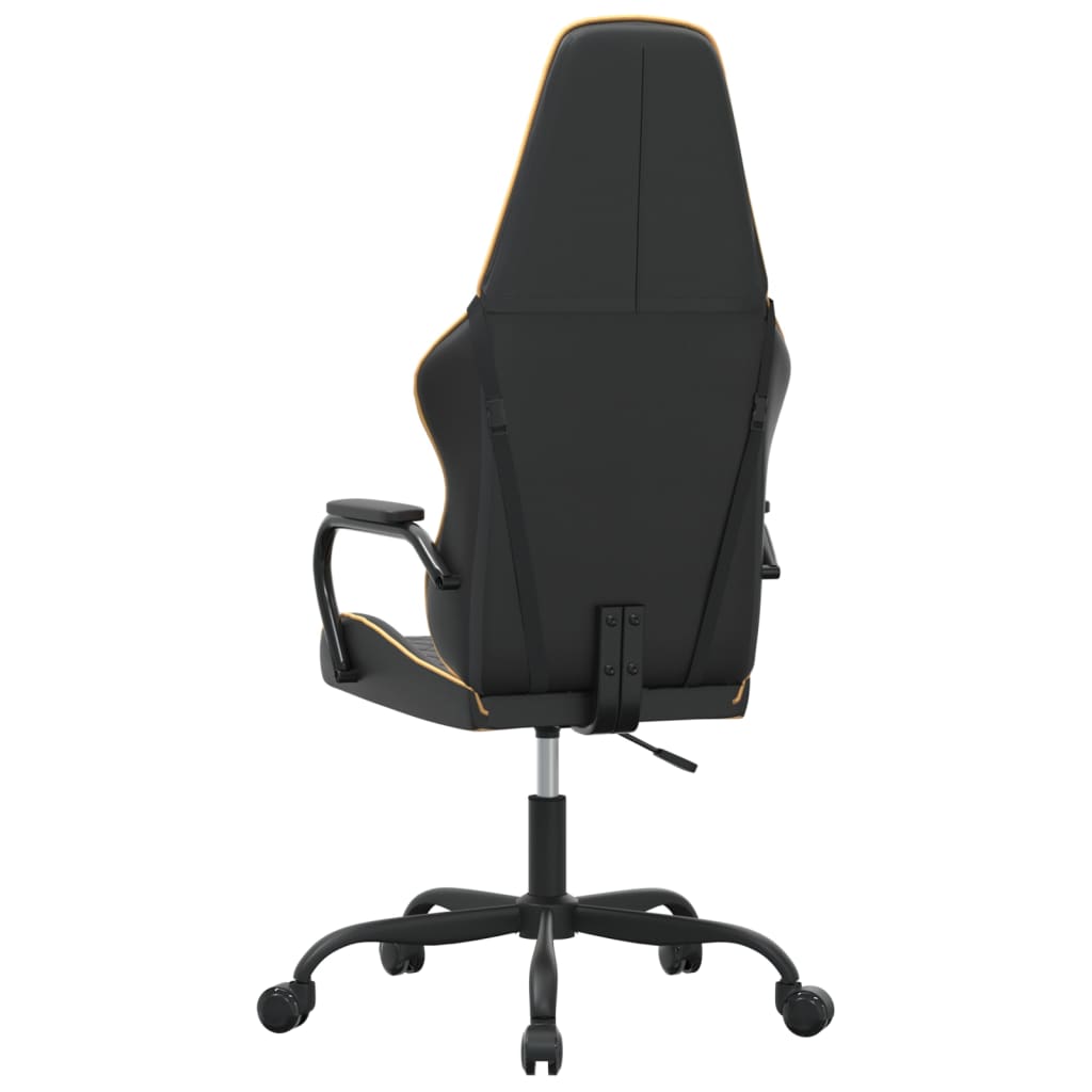 Chaise de jeu Noir et doré Similicuir - XIOS