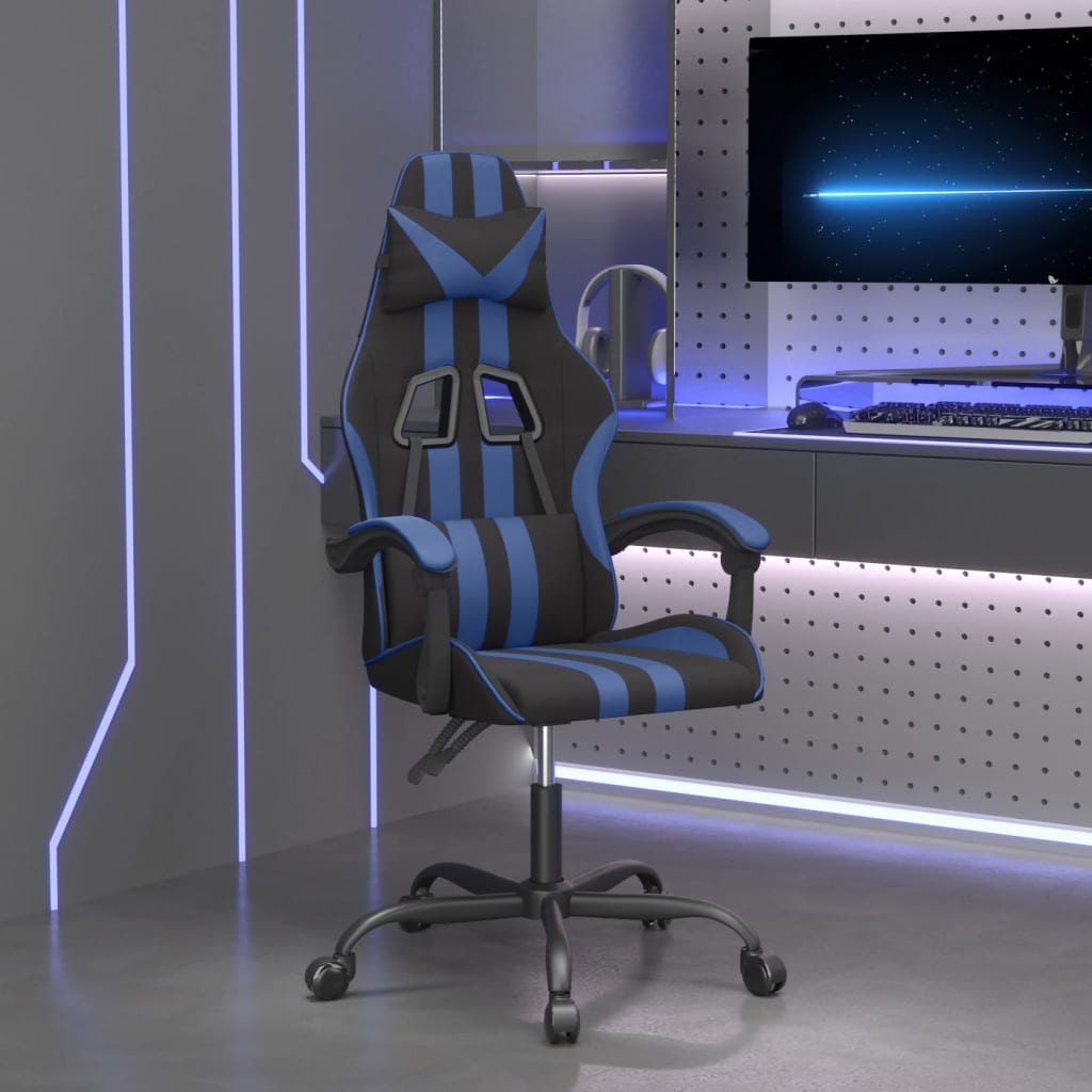Chaise de jeu Noir et bleu Similicuir - XIOS