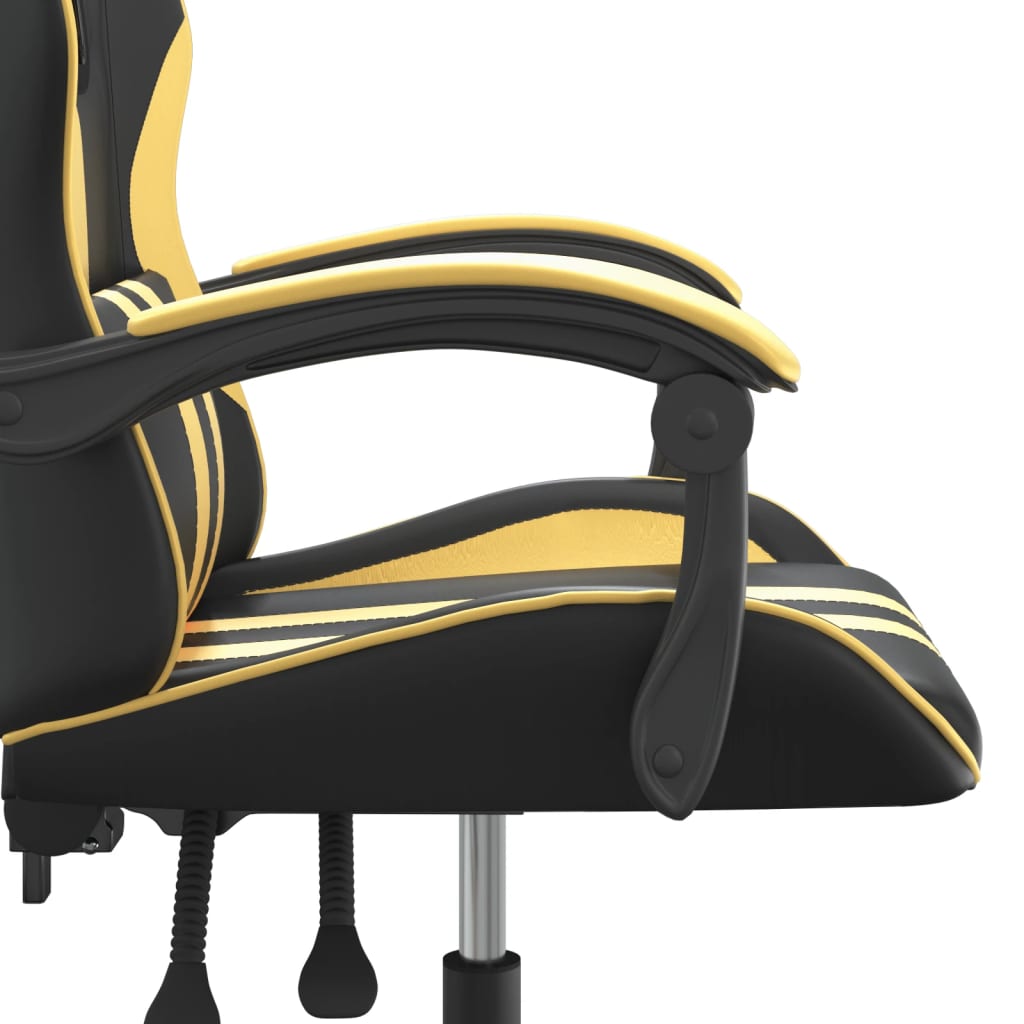Chaise de jeu Noir et doré Similicuir - XIOS