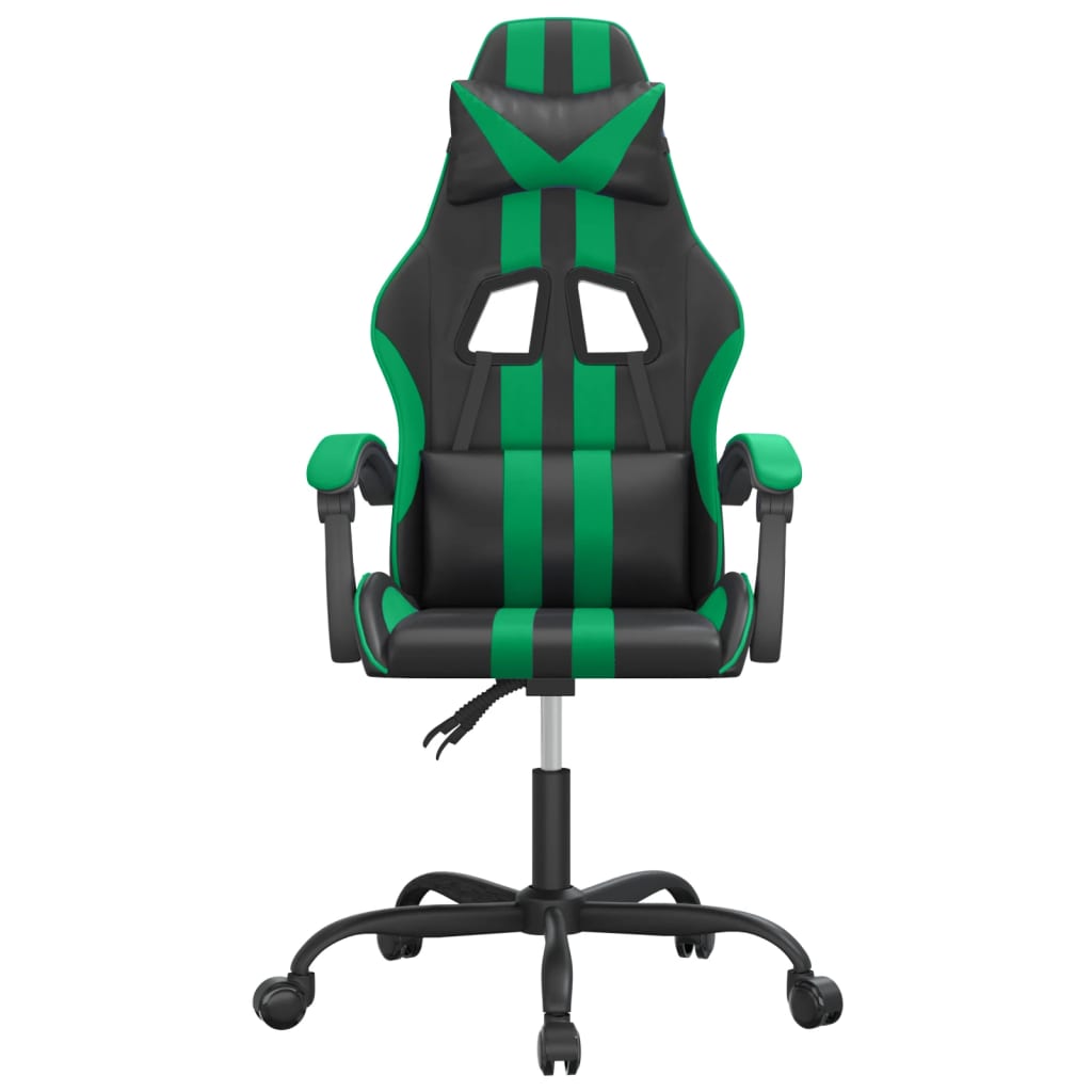 Chaise de jeu Noir et vert Similicuir - XIOS