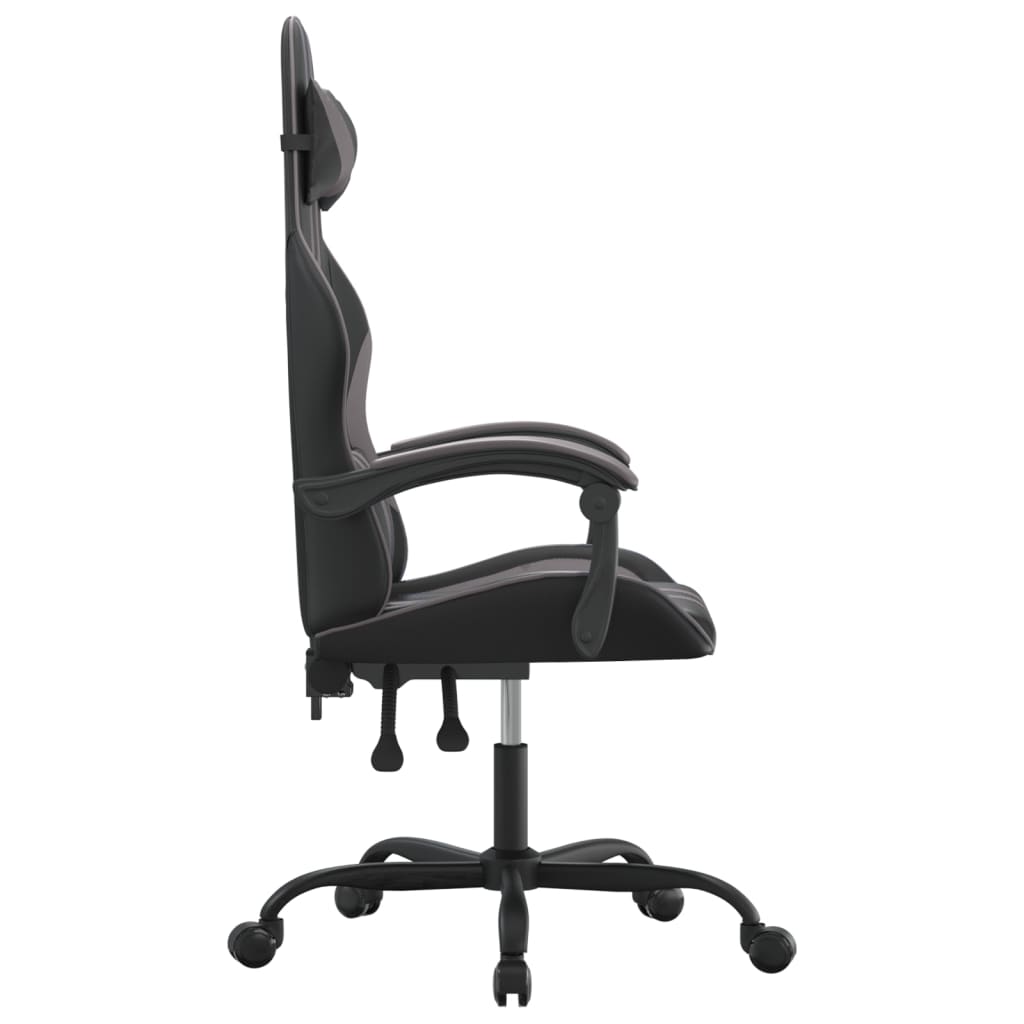Chaise de jeu Noir et gris Similicuir - XIOS