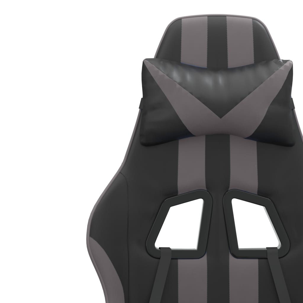 Chaise de jeu Noir et gris Similicuir - XIOS