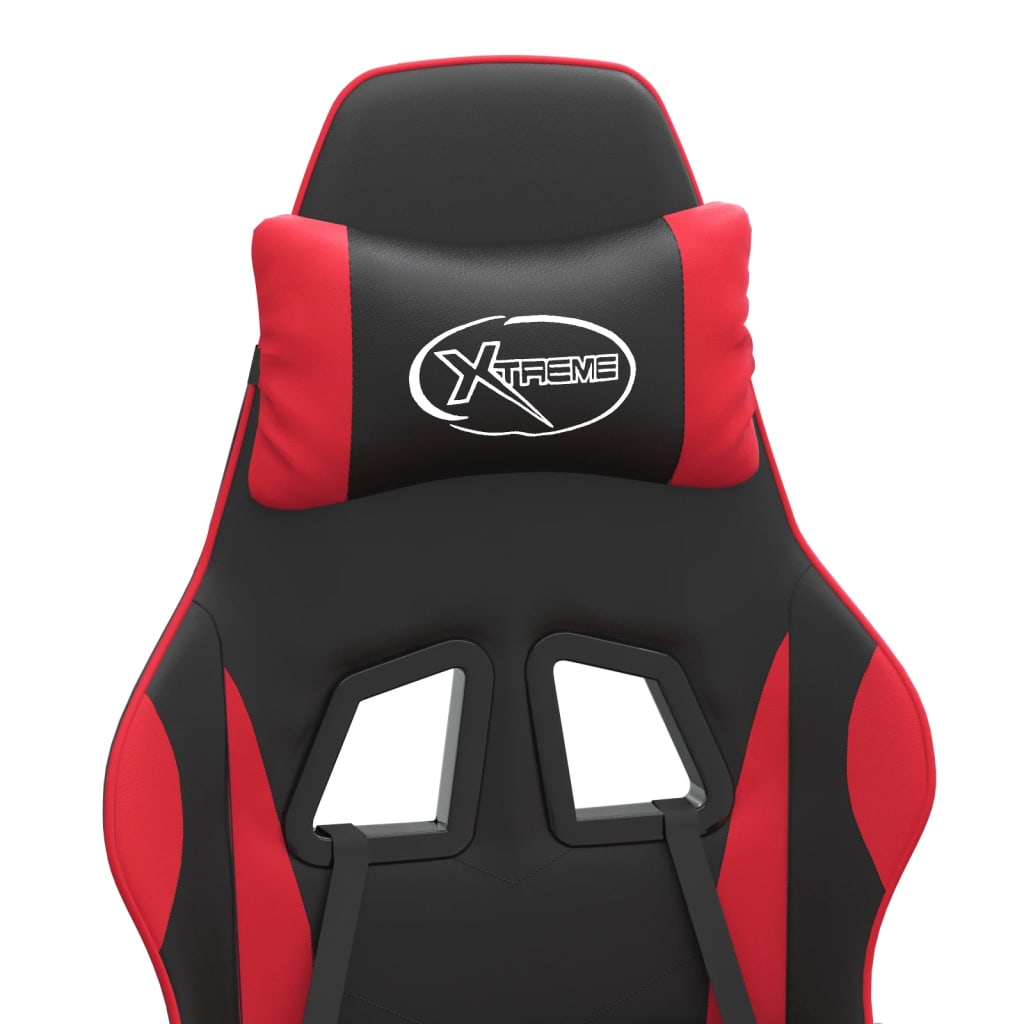 Chaise de jeu Noir et rouge Similicuir - XIOS