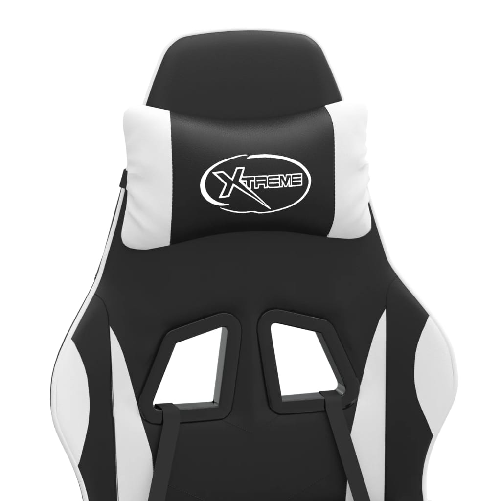 Chaise de jeu Noir et blanc Similicuir - XIOS