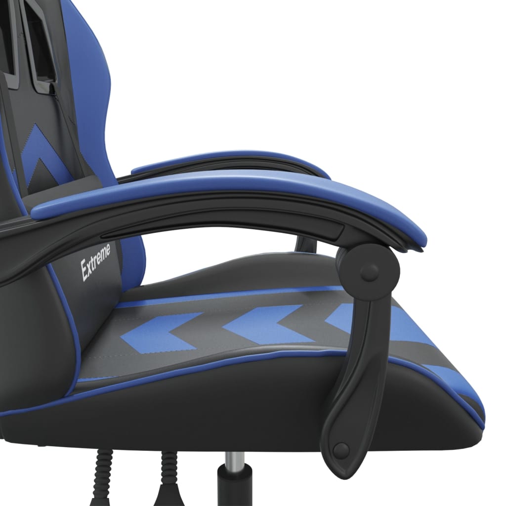 Chaise de jeu Noir et bleu Similicuir - XIOS