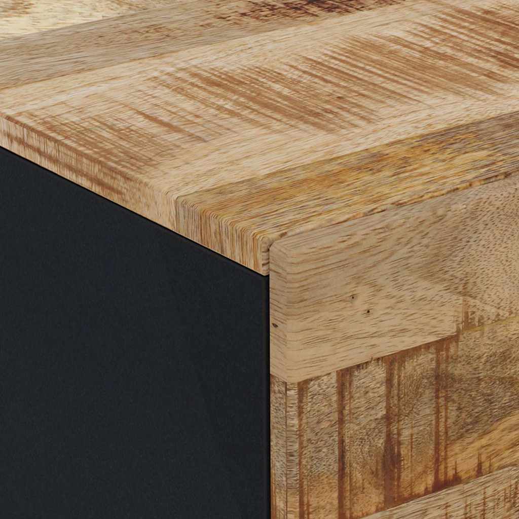 Buffets 2 pcs 60x33x75 cm Bois de manguier brut