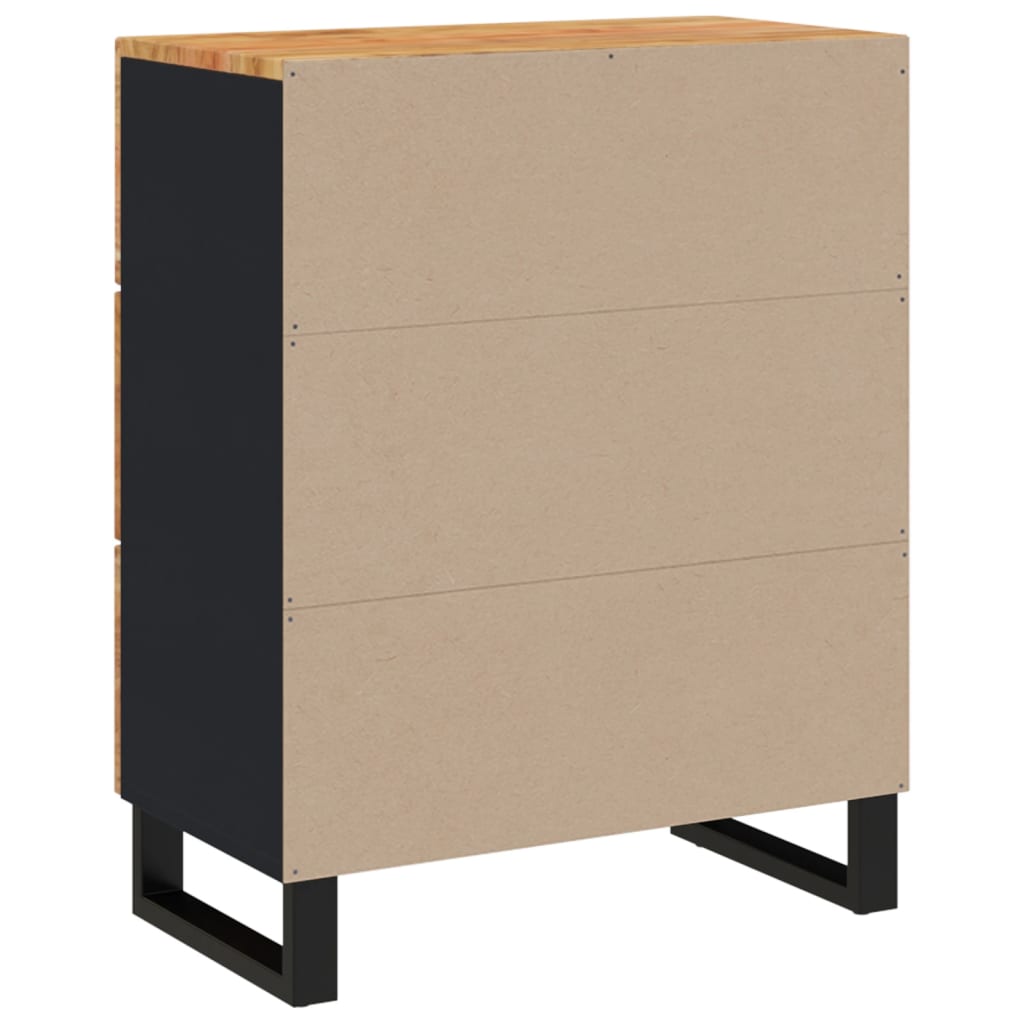 Buffets 2 pcs 60x33x75 cm bois massif d'acacia - XIOS