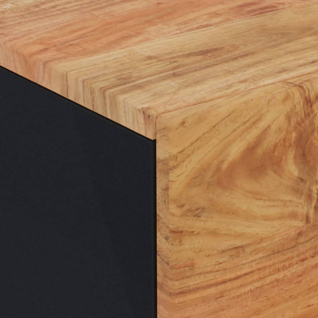 Buffets 2 pcs 60x33x75 cm bois massif d'acacia - XIOS