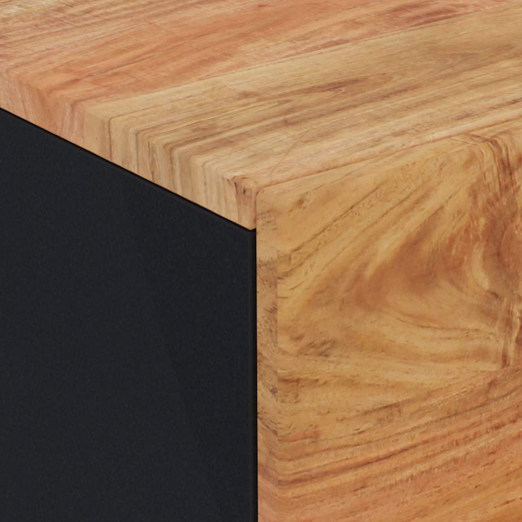 Buffets 2 pcs 60x33x75 cm bois massif d'acacia