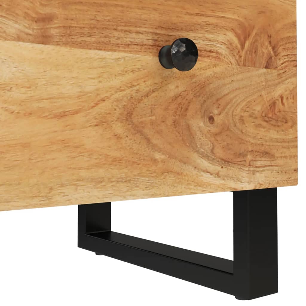 Buffets 2 pcs 60x33x75 cm bois massif d'acacia - XIOS