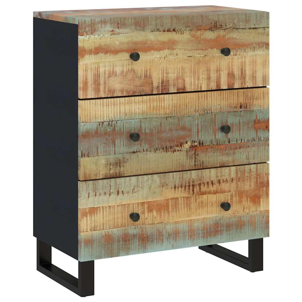 Buffets 2 pcs 60x33x75 cm Bois massif de récupération