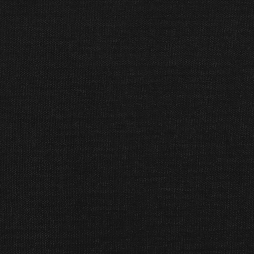 Cadre de lit sans matelas noir 100x200 cm tissu - XIOS
