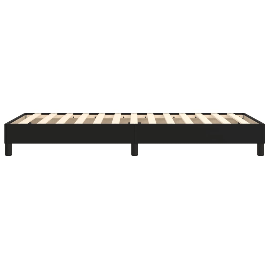 Cadre de lit sans matelas noir 90x200 cm similicuir - XIOS