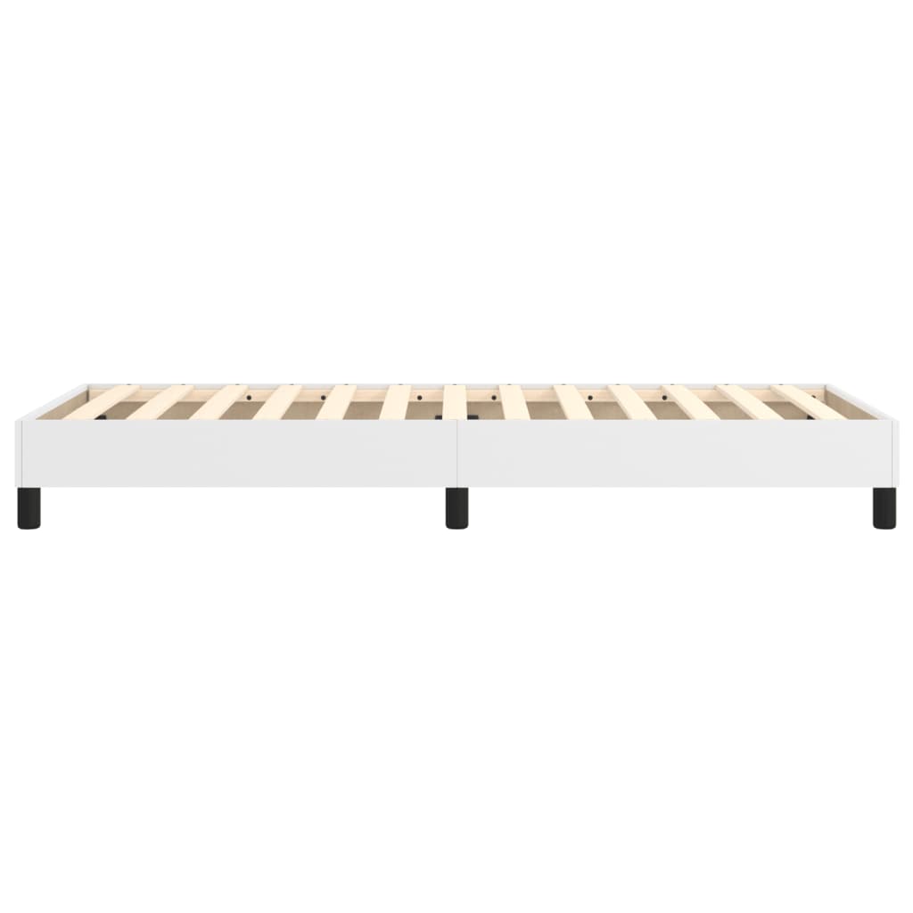 Cadre de lit sans matelas blanc 90x200 cm similicuir - XIOS